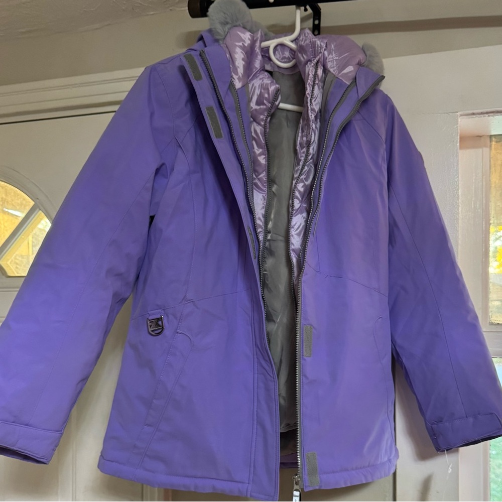 ZeroXposur Lavender and Gray Jacket
